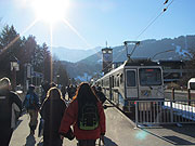 zum Zugpitzplatt geht es weiter mit der Zugspitzbahn (©Foto: MartiN Schmitz)